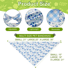 Bandanas Agroon extragrand réversibles, dos double, pour changer de look.