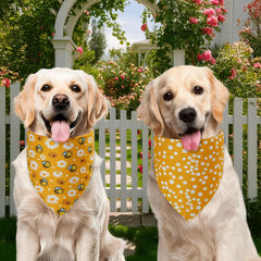 Agroon bandanas grande taille 18x25, ajustement sûr pour les chiens jusqu'à 18 pouces