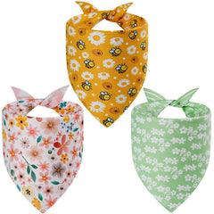 Bandana Agroon XL à motifs floraux, idéal pour les photos de votre chien