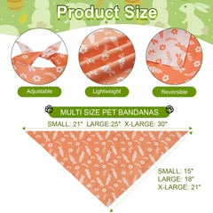 Bandana Agroon Paques taille 15x21 pouces pour petits animaux