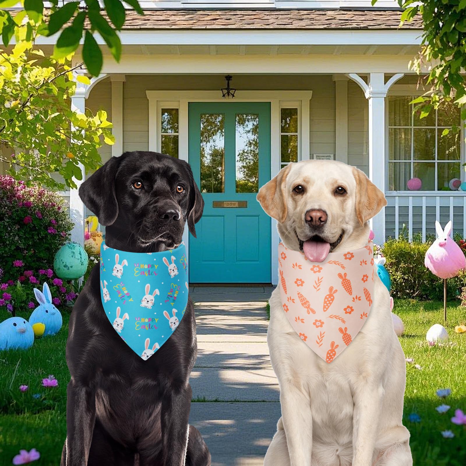 Bandana Agroon Paques taille 21x30 pouces pour grands animaux