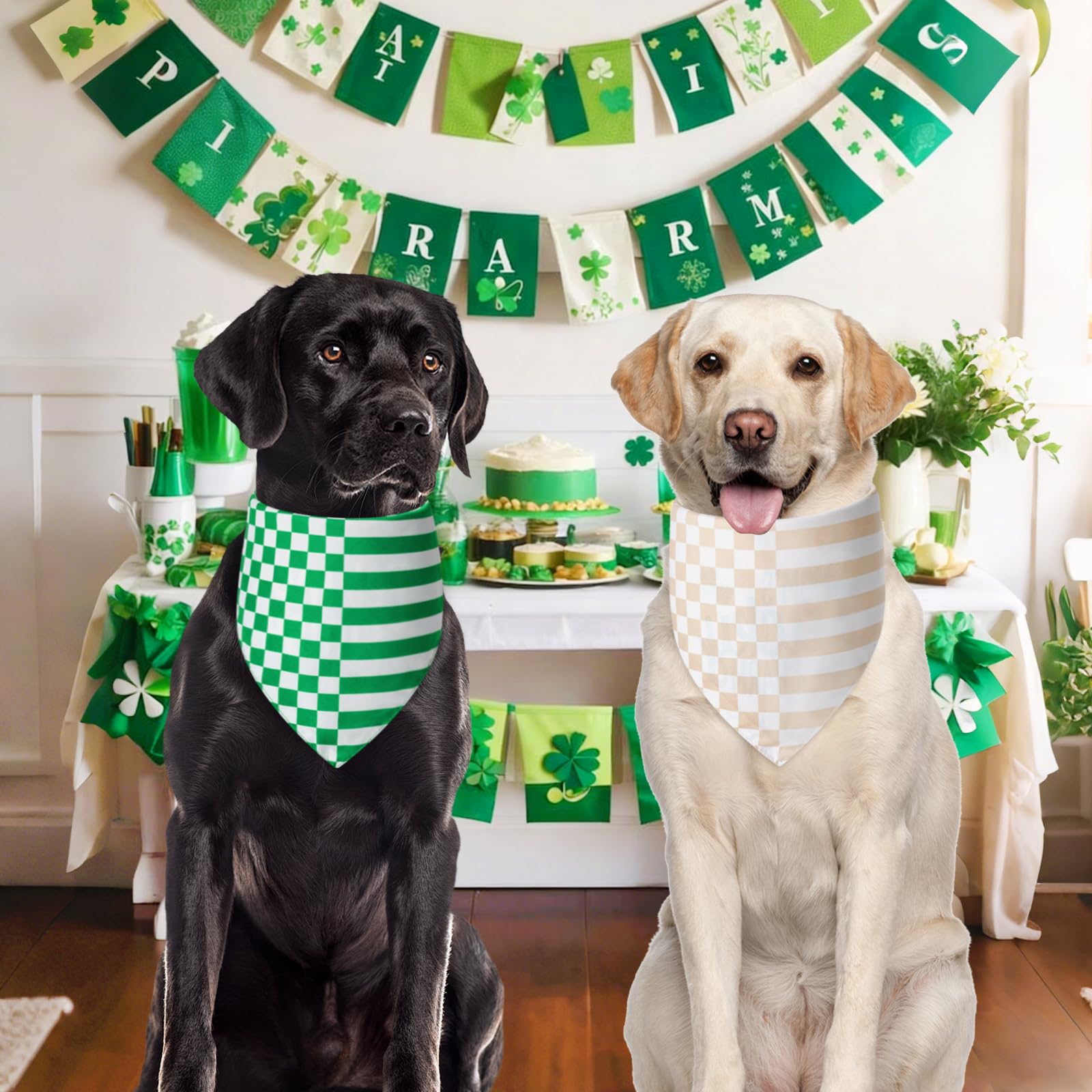Agroon bandanas Saint-Patrick – cadeau festif idéal pour photos et fêtes.