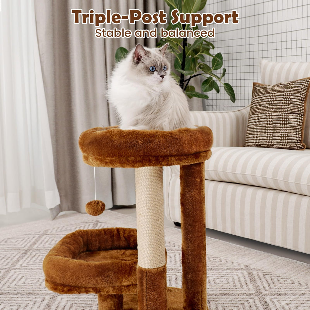 AGUPET Arbre-chat intérieur zones de repos et surveillance pour chats curieux.
