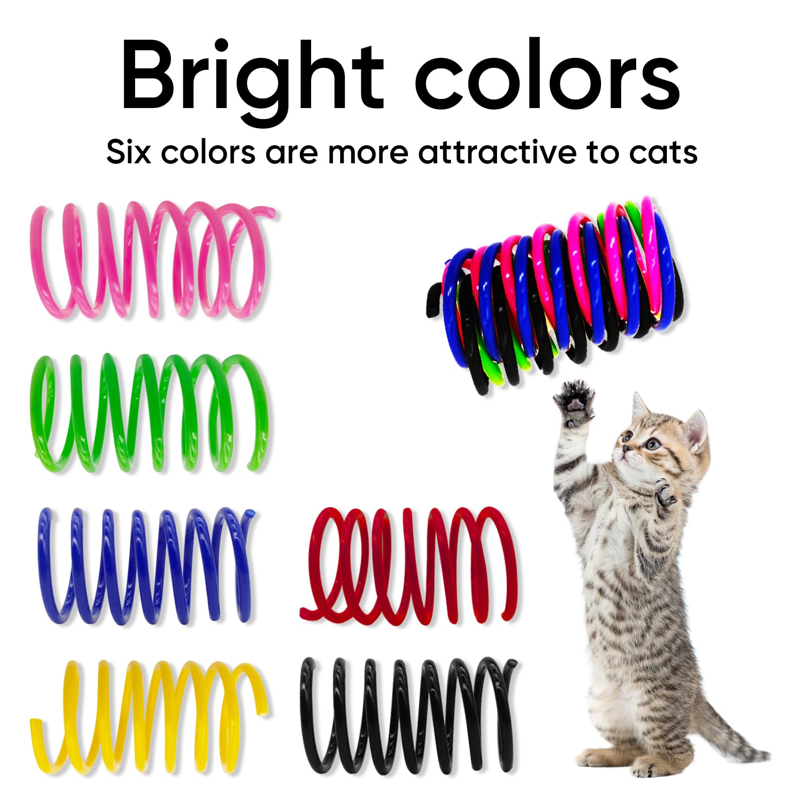 AGYM spirales chat – couleurs vives pour attirer les chatons et jouer