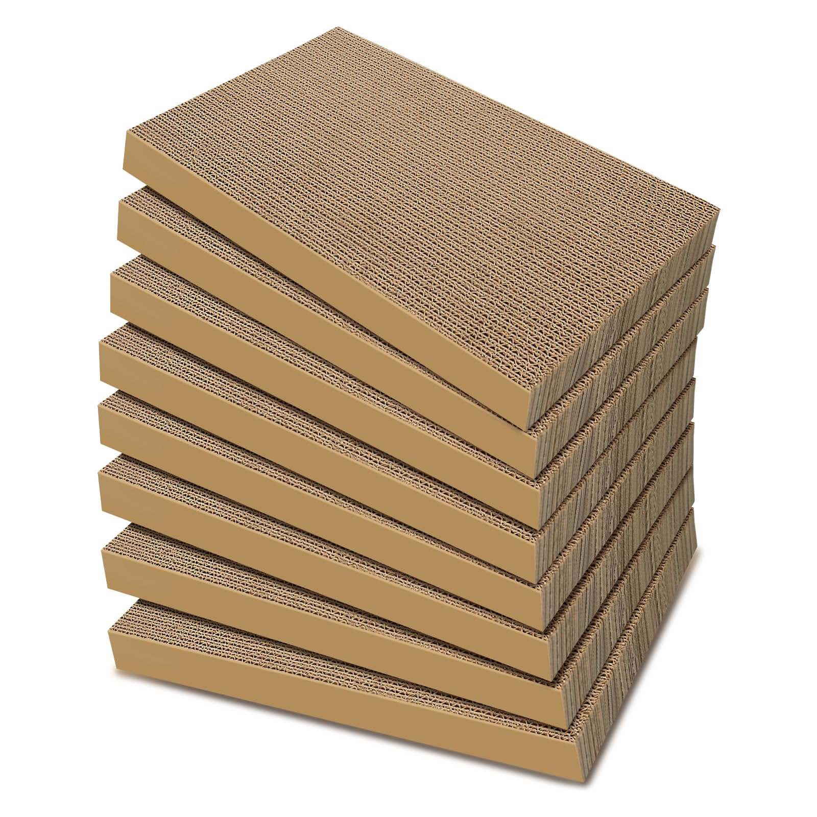 AGYM Tapis-grattoir carton grand modèle – face utilisable, idéal pour grands chats.