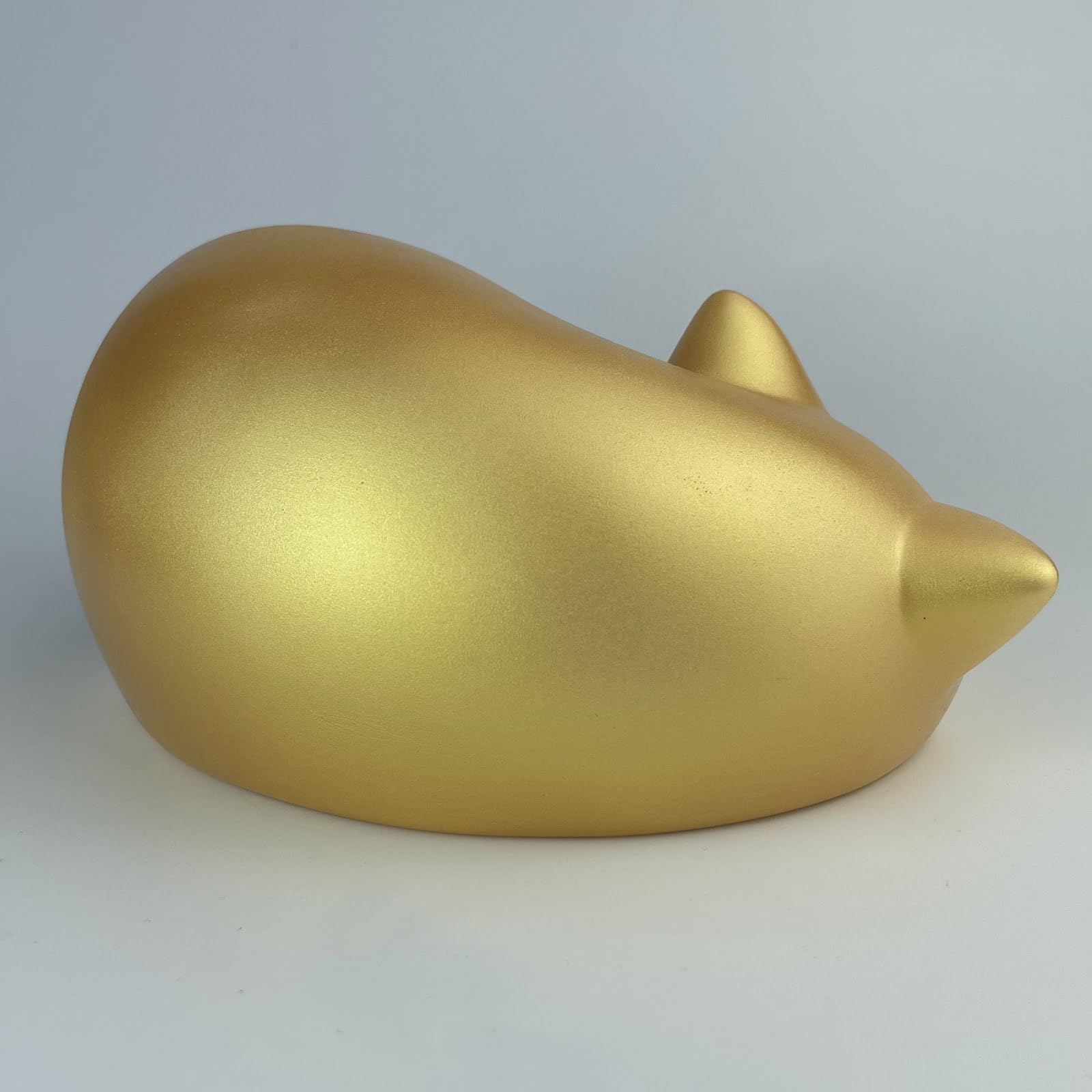 AHAILUOO Urne intérieure pour félin, fini jaune lumineux et élégant.