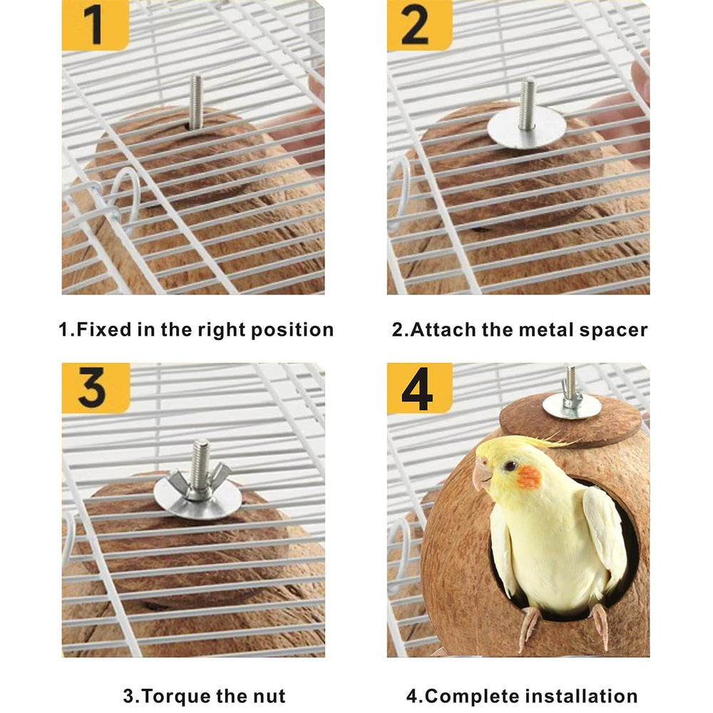 AHBLQD ouverture 2,4 pouces idéale pour petits oiseaux
