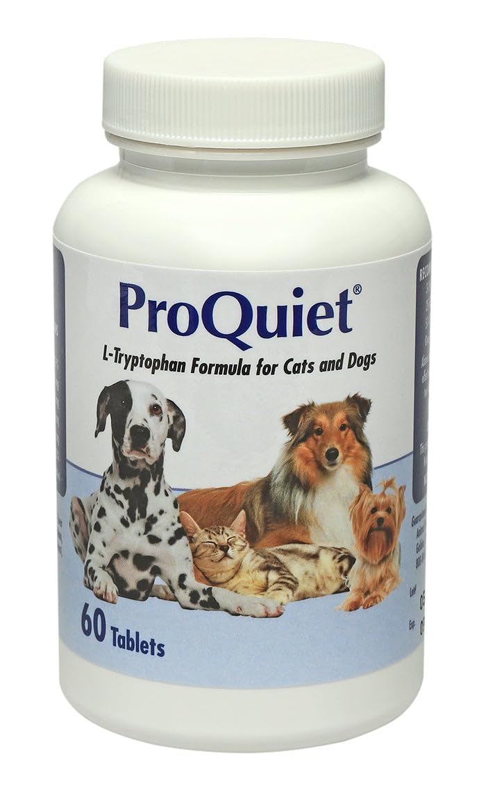 AHO ProQuiet tablettes L-tryptophane, goût foie, soutient un comportement calme potentiel.