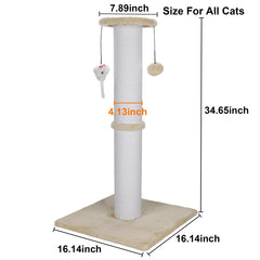 Ahomdoo colonne sisal épais offre un grattage efficace et durable.