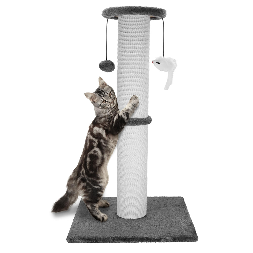 Poteau grattoir Ahomdoo 34 pouces, robuste et stable pour chats