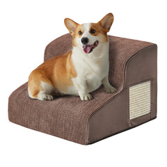 Ahpmeoa escaliers chien lit 2 etapes pour entrer au lit en douceur