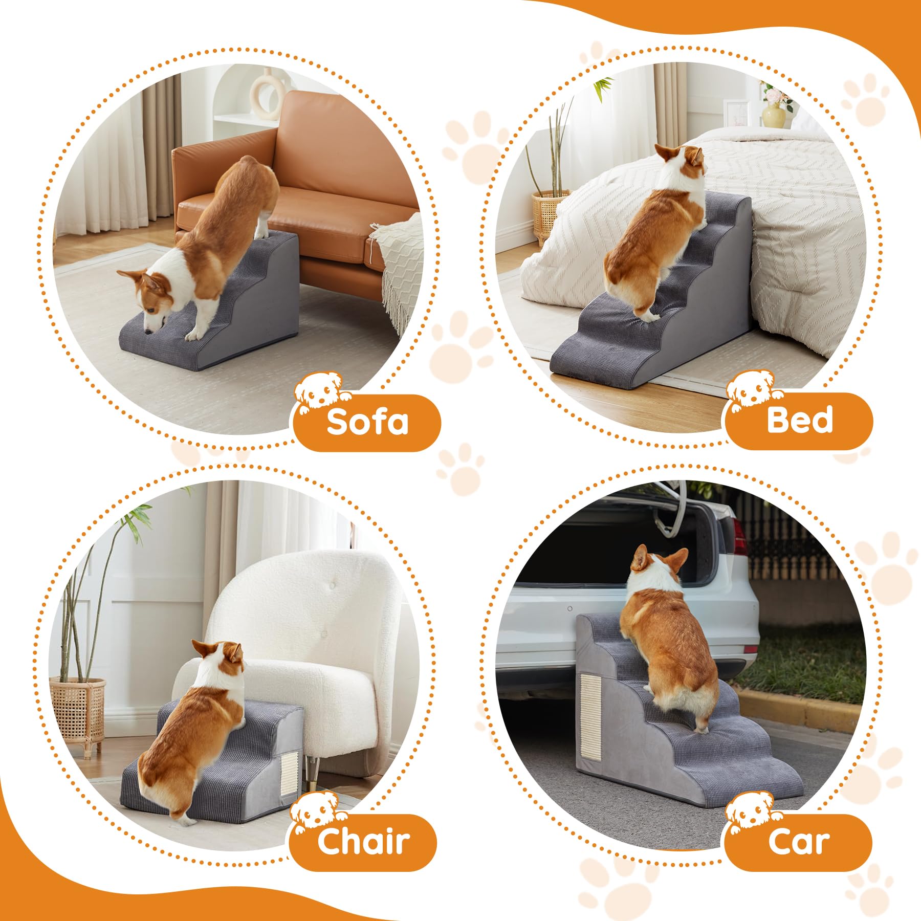 Ahpmeoa revêtement peluche amovible lavable, entretien pratique