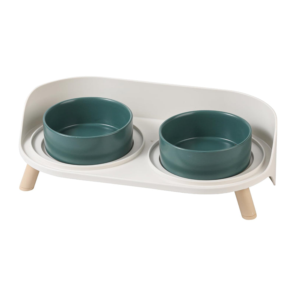 Bol AHX pour chat en céramique élevé, favorise une posture plus naturelle lors du repas.