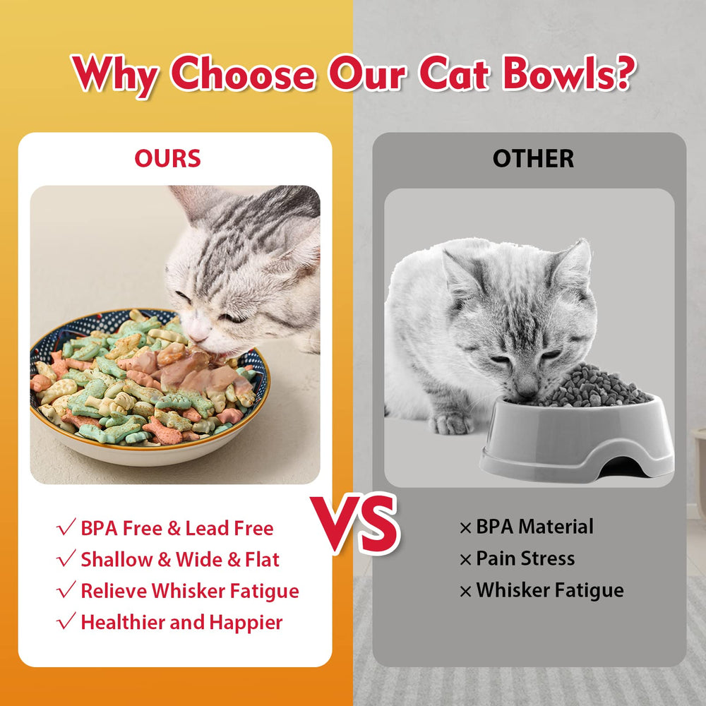 Bol chat couleur géométrique AHX, durable et pratique au quotidien.