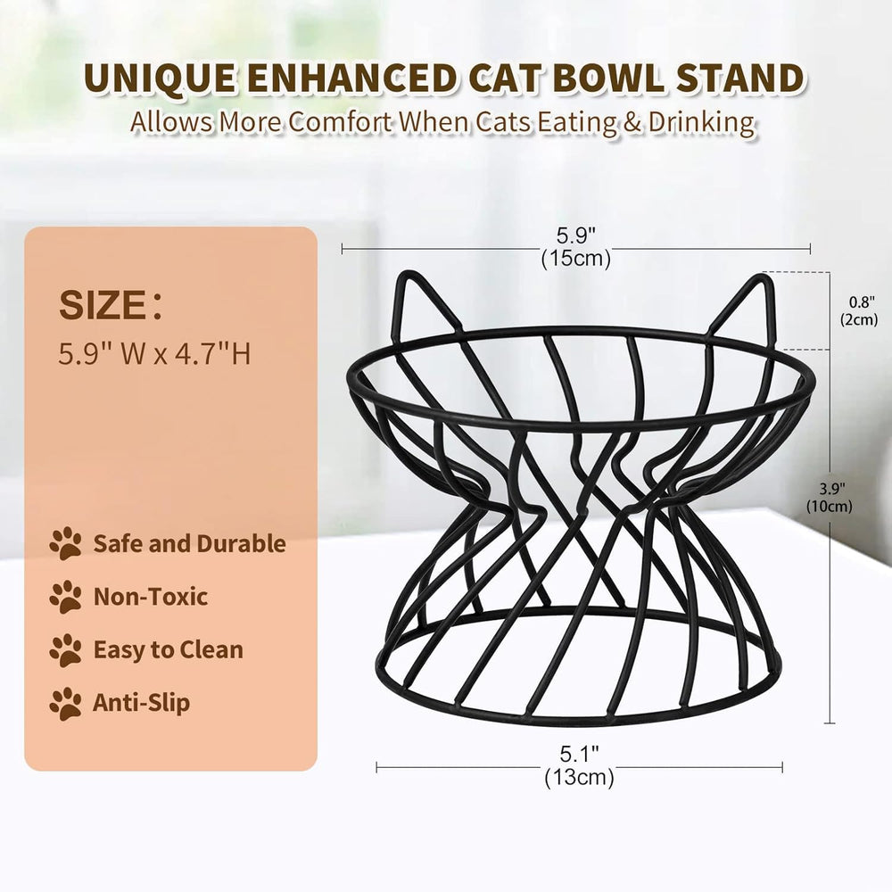AHX diametre-superieur-15cm-bol-chat: bol adapté à la plupart des chats.