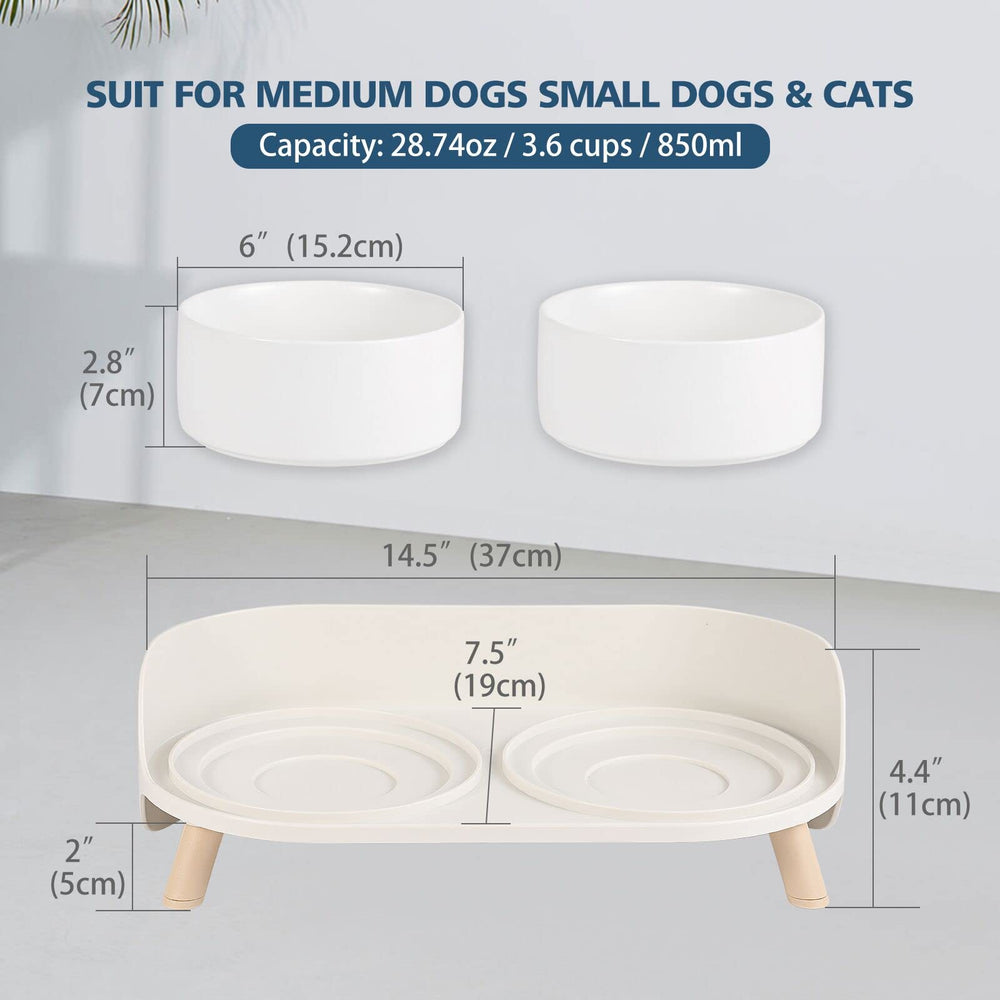 AHX support hauteur pour bols chien, posture améliorée lors des repas.