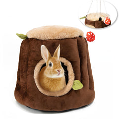 Aichillatum cachette cochon-d-inde: refuge douillet pour petit animal et securite.
