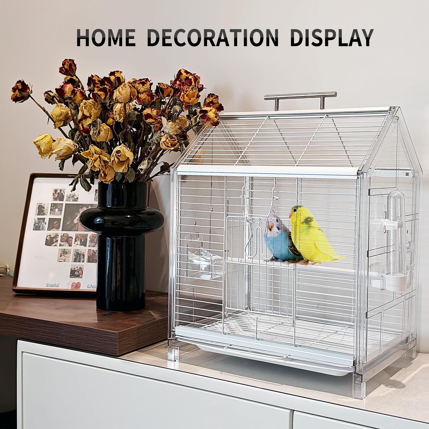 AideeGrowth cage: nettoyage simplifié grâce au plateau coulissant.