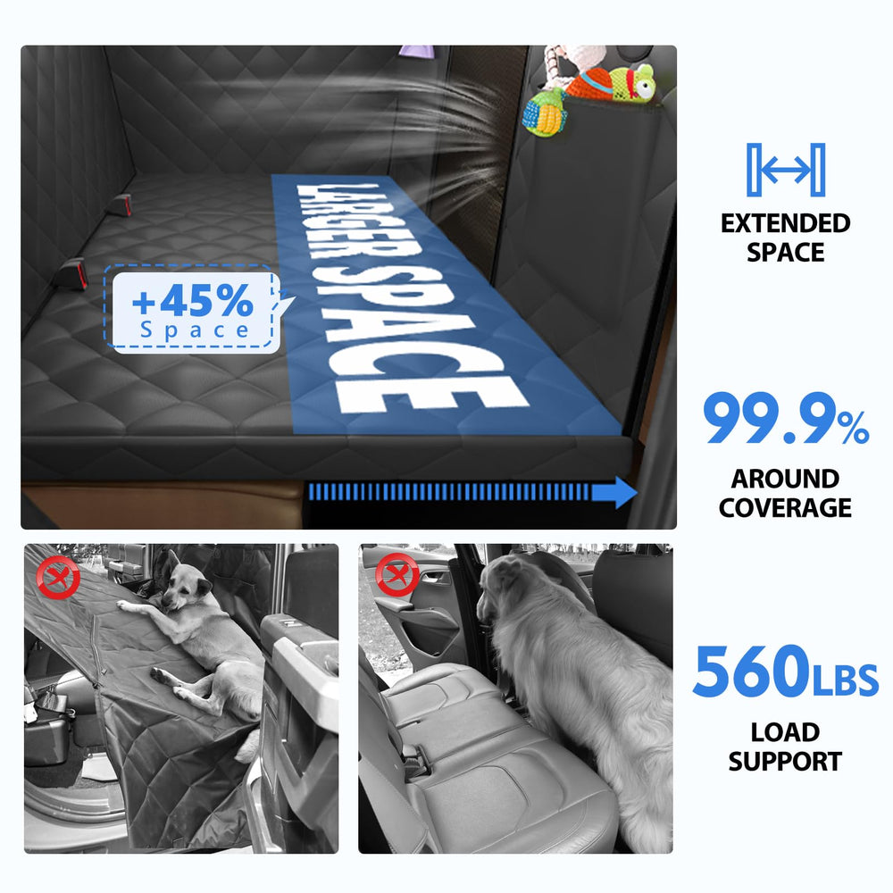 Hamac camion pour chien AIEDOULER – fond dur et absorption des chocs.