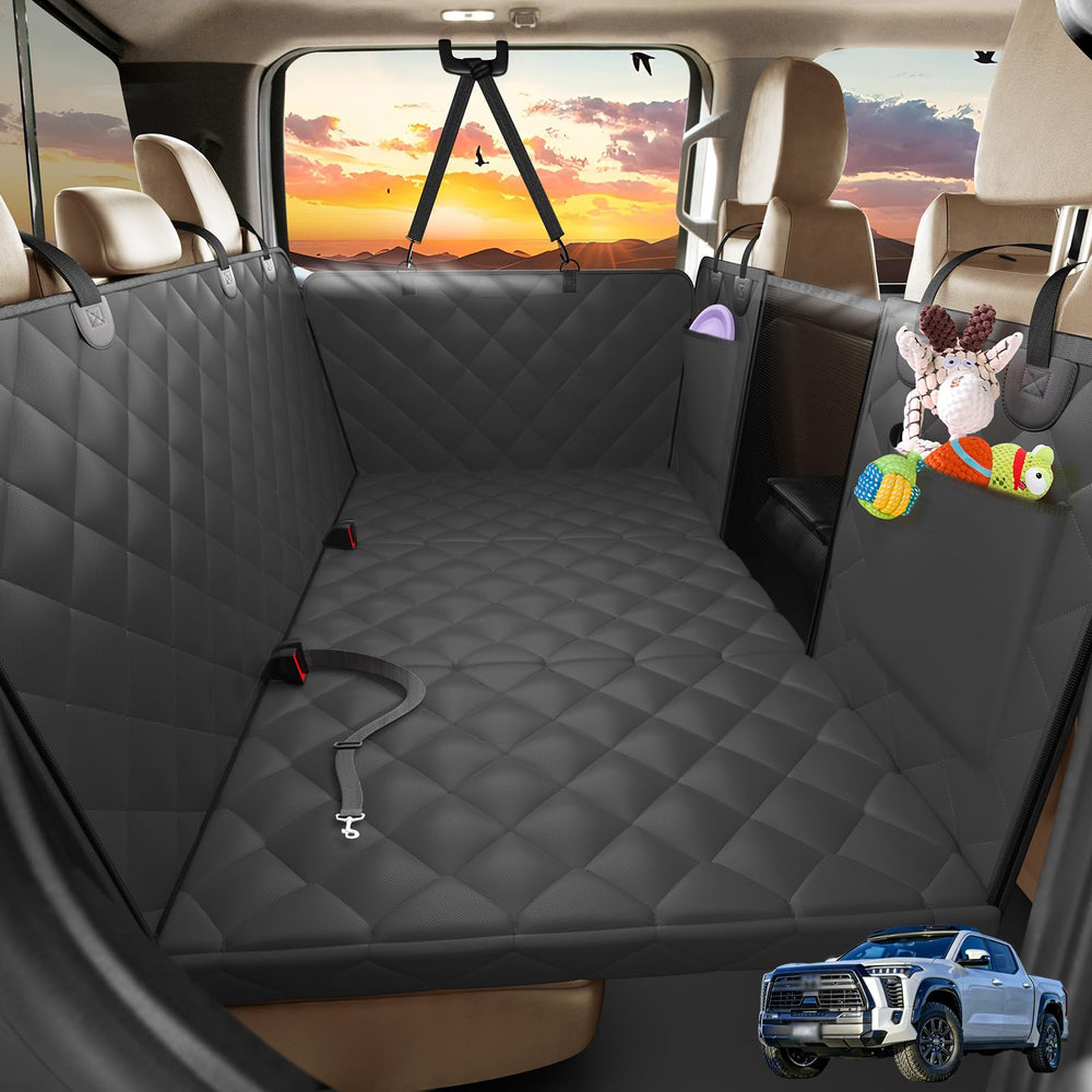 AIEDOULER housse siège arrière camion – surface stable et confortable pour chien.