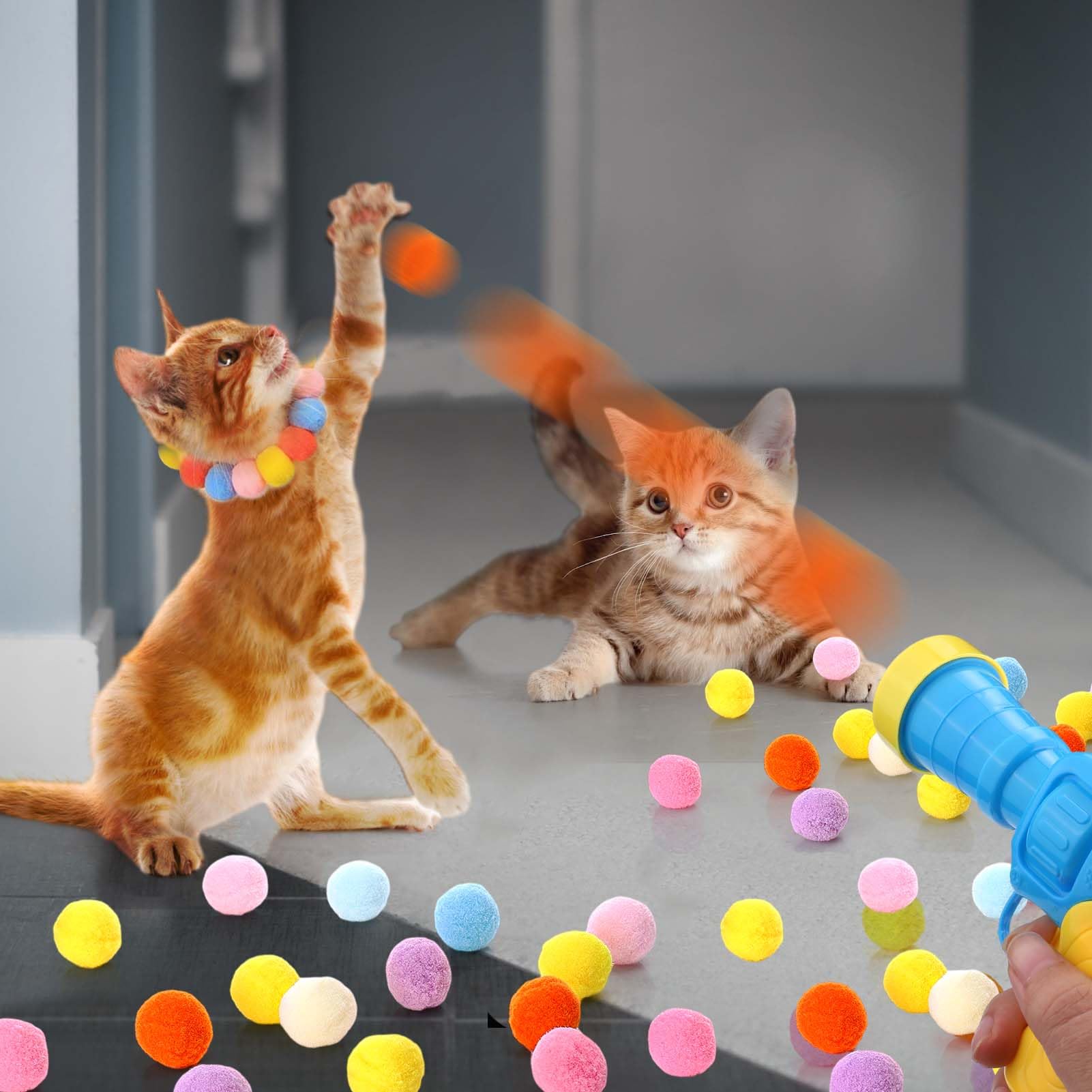 AIERSA jouet-chat-athletisme-exercice, aide à développer agilité et énergie.