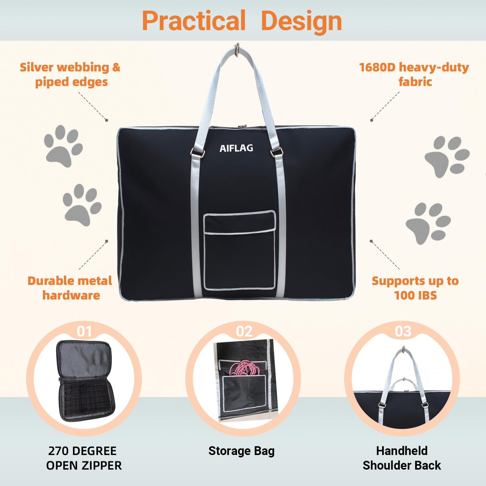 Nid doux AIFLAG pour chat et chien, confort et propreté