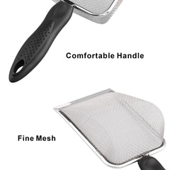 Louche Aiicioo avec maille fine pour atteindre les coins du terrarium et retirer les débris.