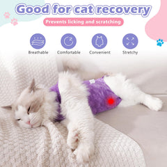 Aiieim combinaison de récupération chat réglage du cou pour ajustement sûr.