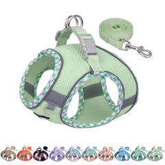 AIITLE harnais petit chien respirant double couche jacquard pour un porté confortable.