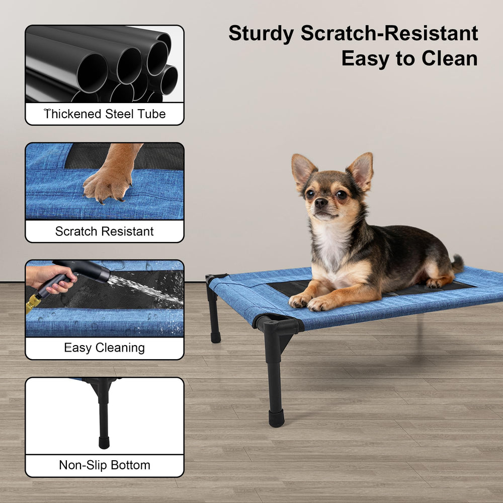Lit chien Aimease base PU et tissu 607D facile à nettoyer