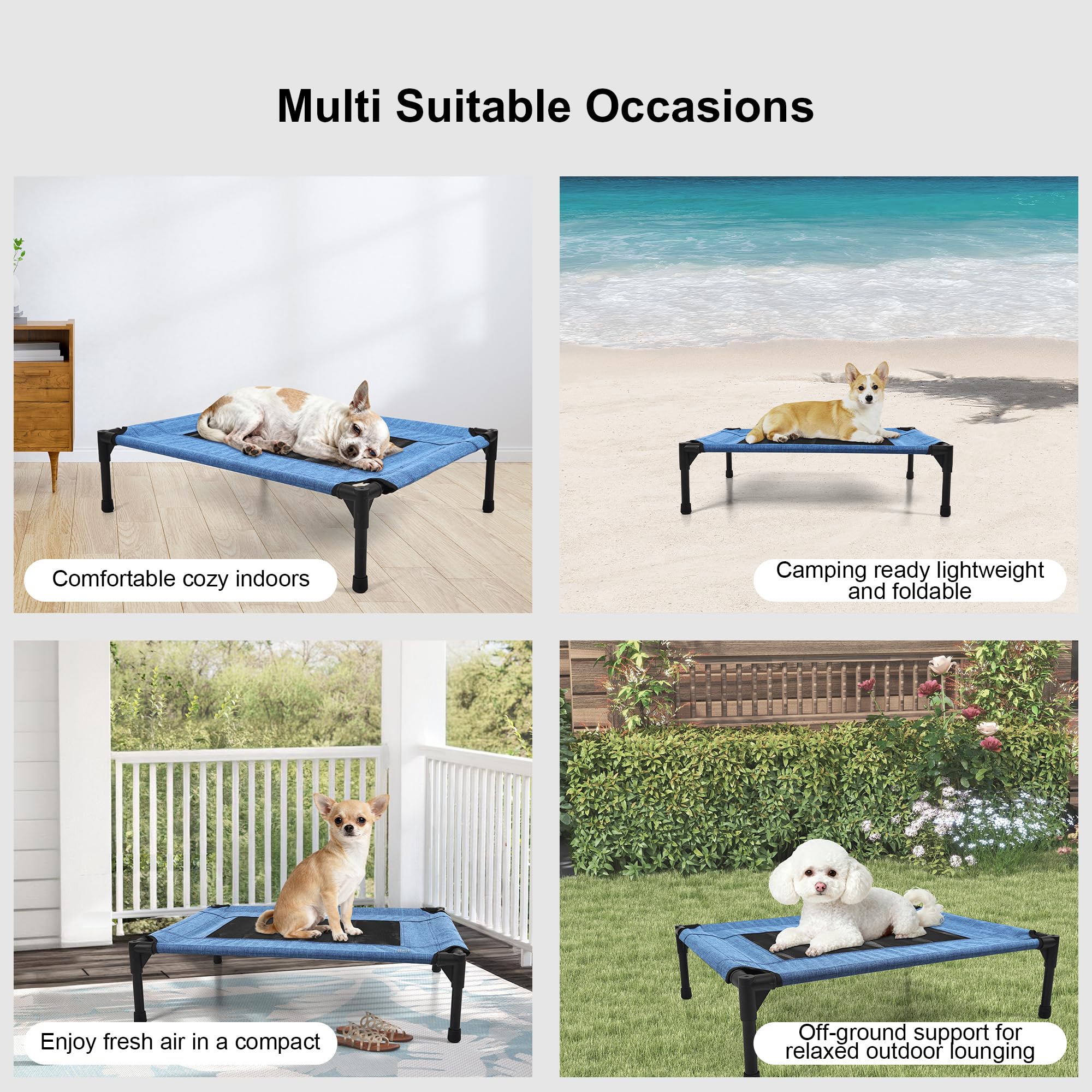 Lit chien Aimease bleu design moderne pour la maison
