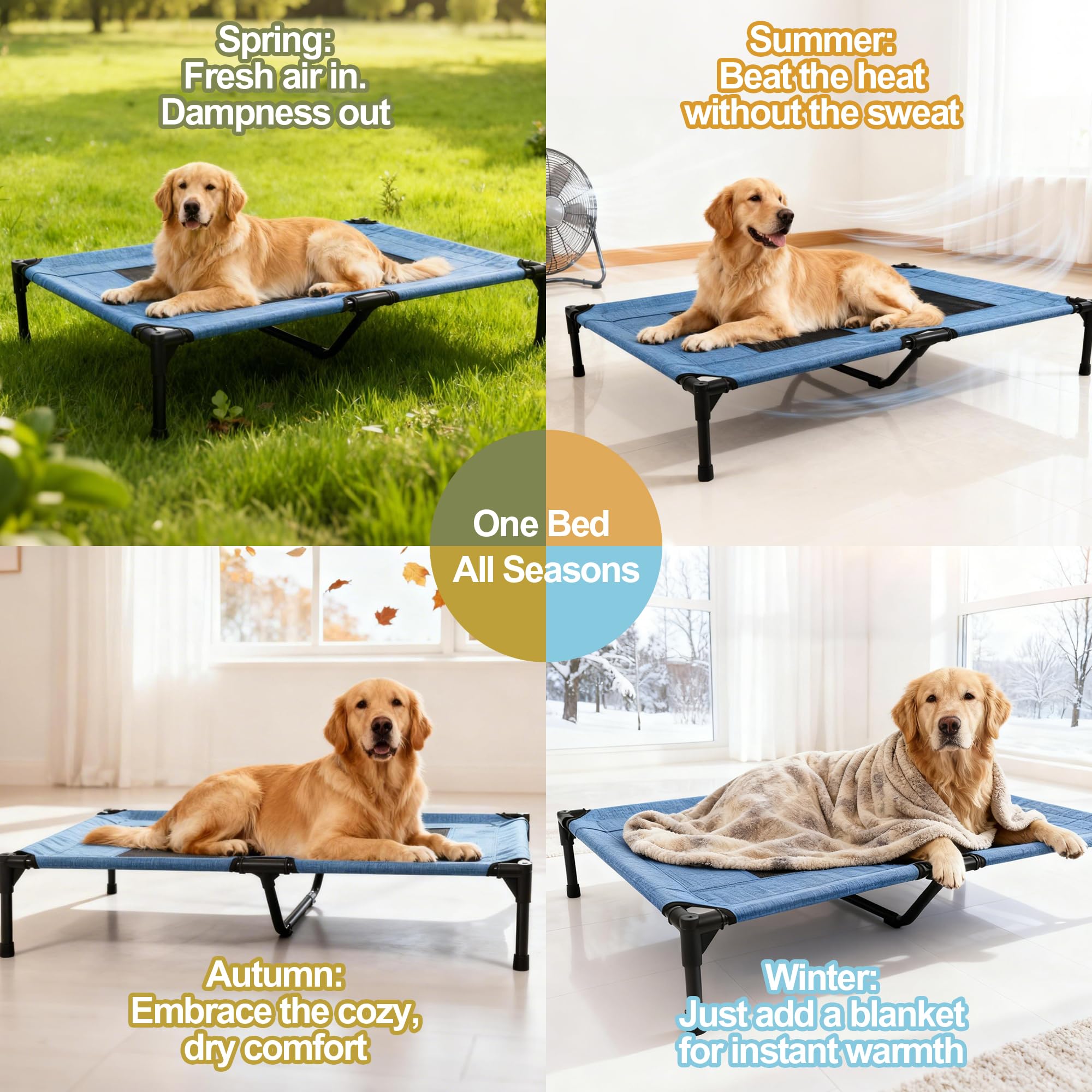 Aimease lit chien hauteur 20 cm pour un repos au sec