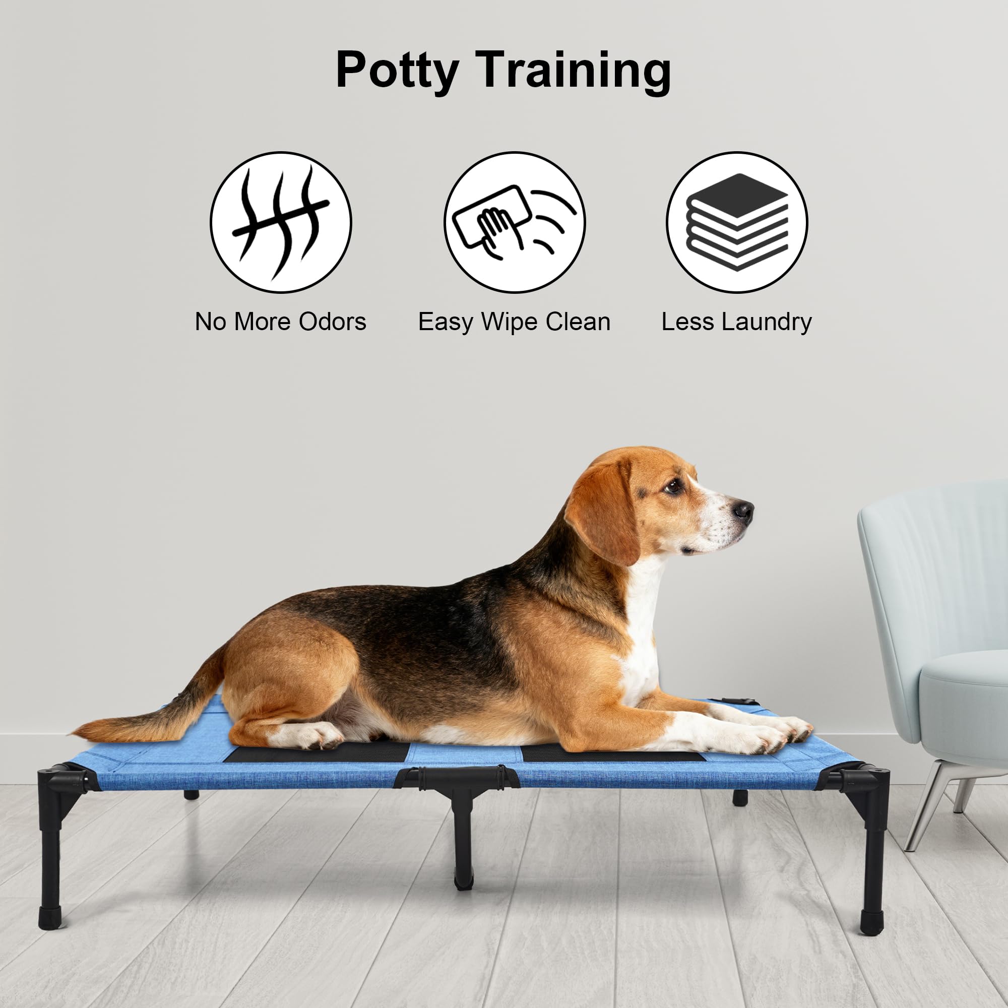 Aimease lit chien avec mesh respirant favorisant la ventilation