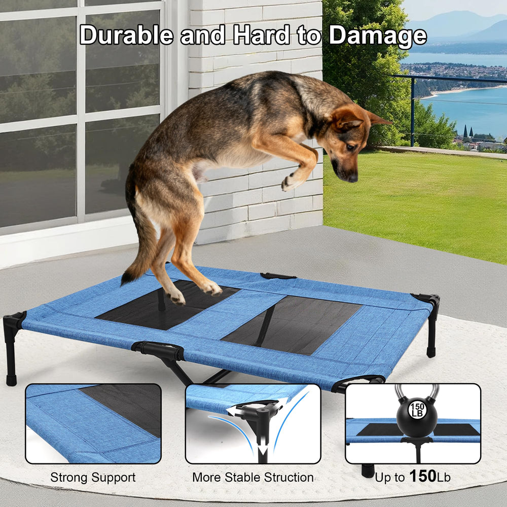 Aimease lit chien pliage rapide et rangement facile