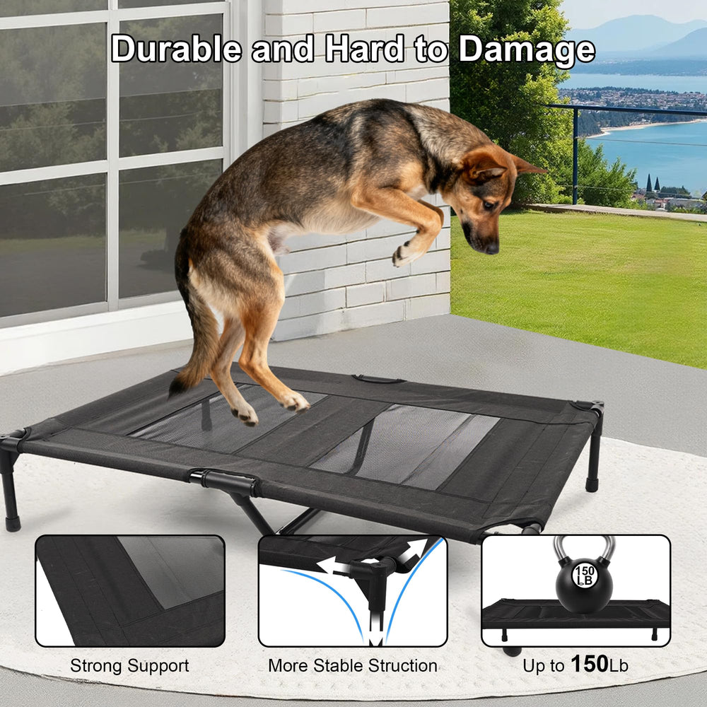 Aimease lit chien surélevé 20 cm, flux d'air optimisé