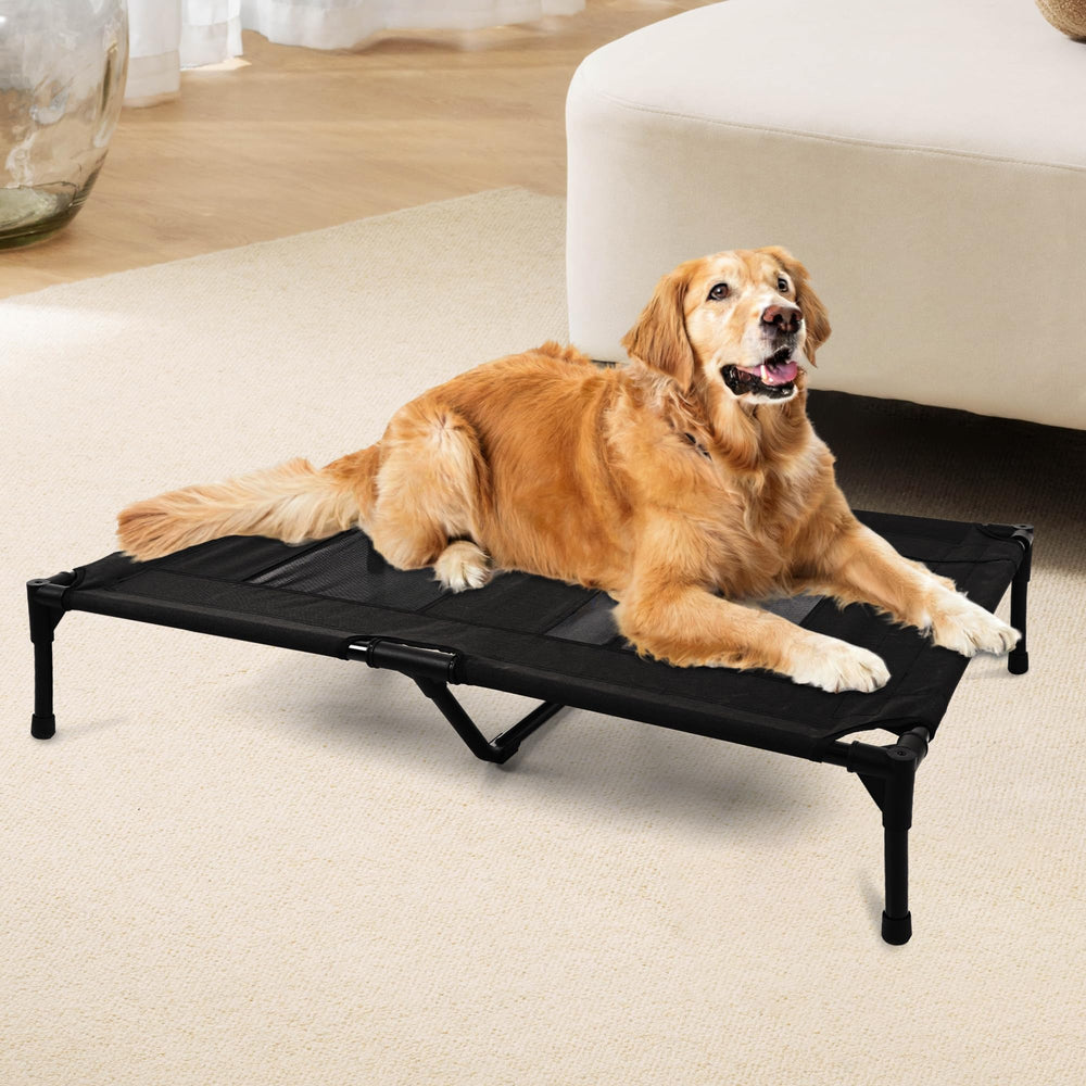 Aimease lit chien surélevé avec maille respirante pour un repos frais