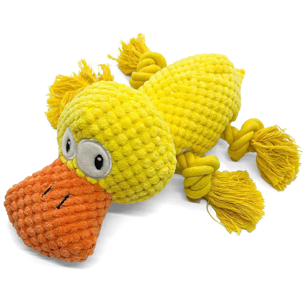 Jouet AIMETING ours en peluche qui grince, stimulant l'amusement quotidien.