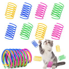AIMICOCA jouet ressort chat – couleurs vives pour stimulation et jeu.