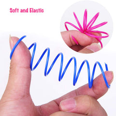 Aimicoca jouets chat ressorts-tubes pliables : formes variées et curiosité.