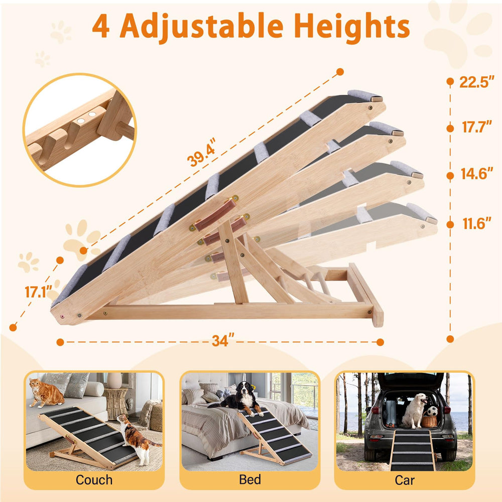 Rampe pliable se range facilement sous le lit après utilisation.