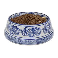 Bol Aimusego 11oz bleu et blanc, design Chinoiserie et facile à nettoyer.