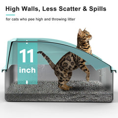 Tapis-litière AIPERRO double couche capture les grains et facilite le nettoyage.