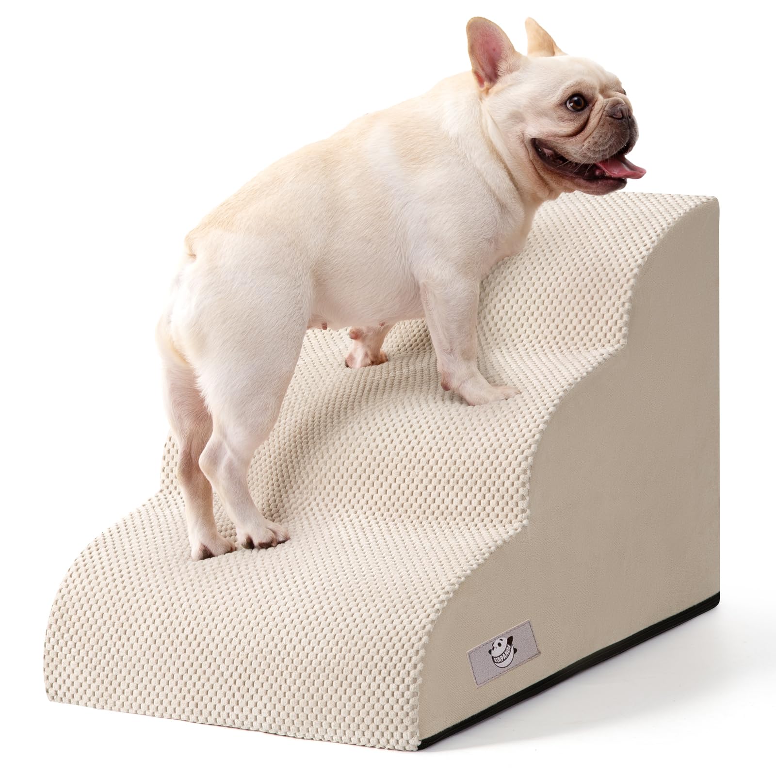 Airpanda escalier 3 marches pour petit chien – aide sûre sur canapé et lit