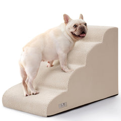 Airpanda escaliers chien pour lit 4 étapes, aide à monter en sécurité