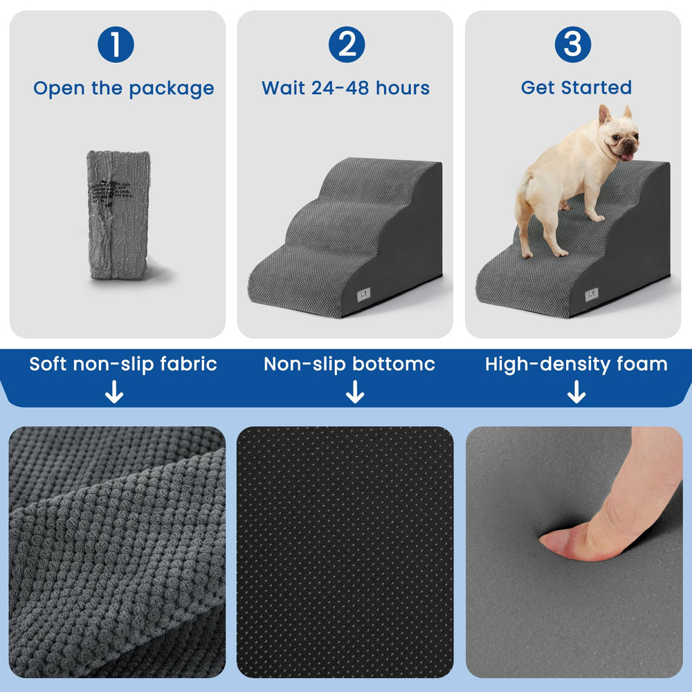 Airpanda mousse haute densite 30D gris, stabilité lors de l’escalade.