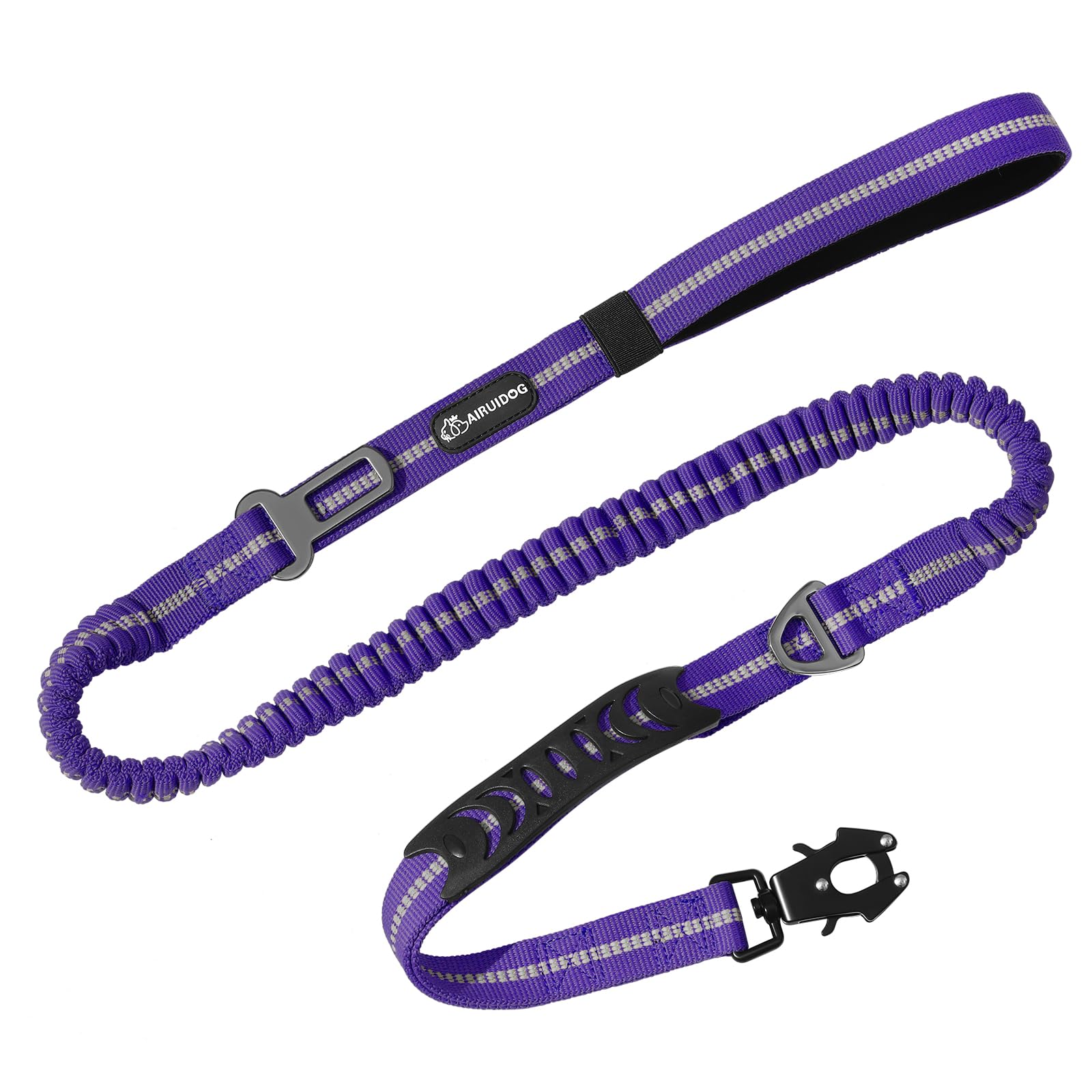 AIRUIDOG Laisse Anneau en D et rangements : pratique pour sacs et friandises lors des balades.