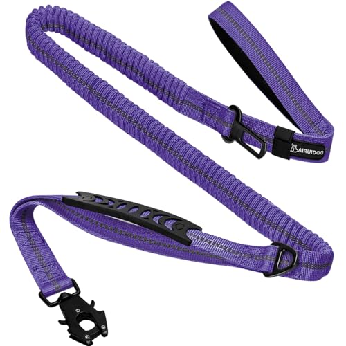 AIRUIDOG Laisse Tactique Haute Résistance 4-6ft : robuste pour chiens moyens et grands.