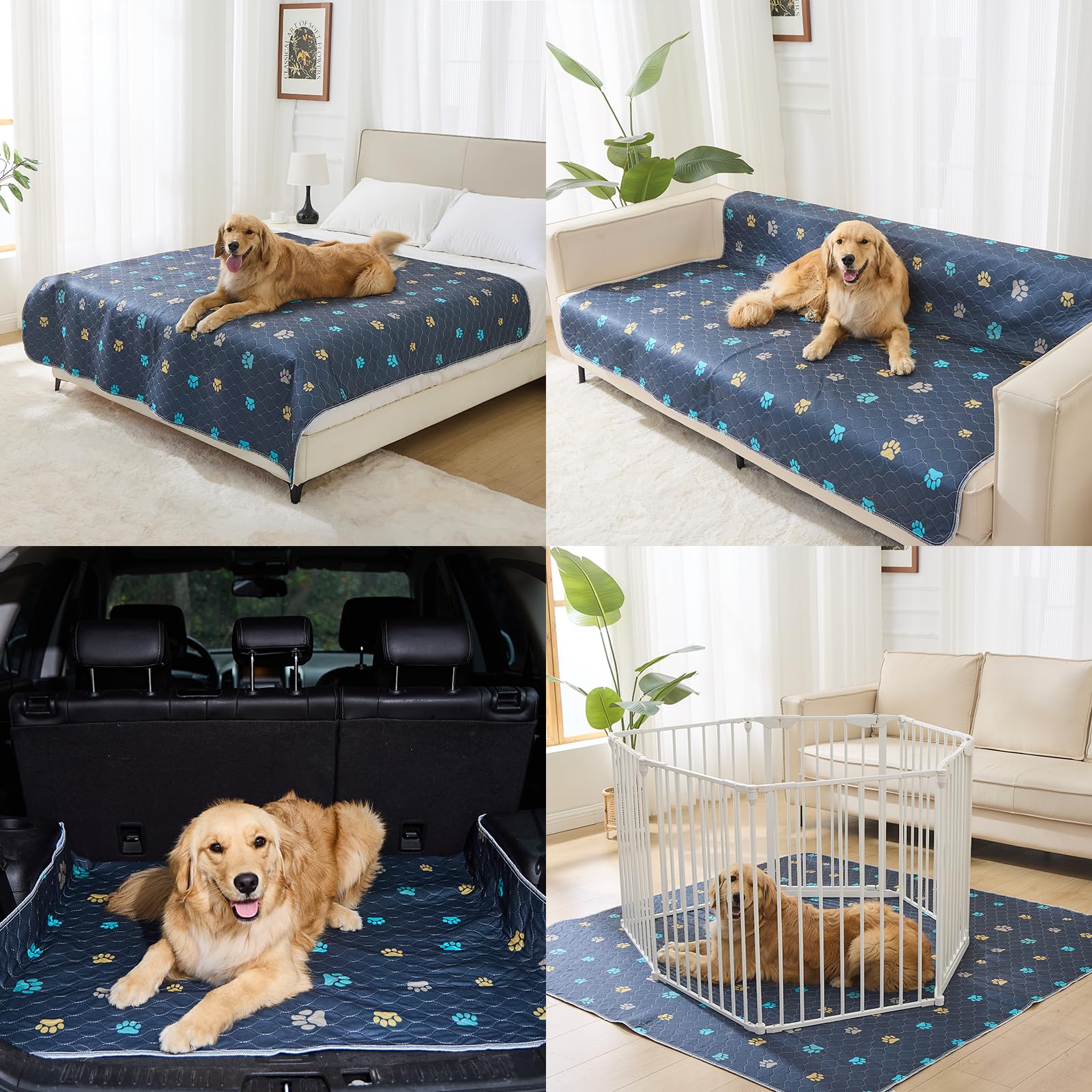 Aitmexcn Tapis-durable-ensemble-deux-tapis, contenu du lot facile à remplacer.