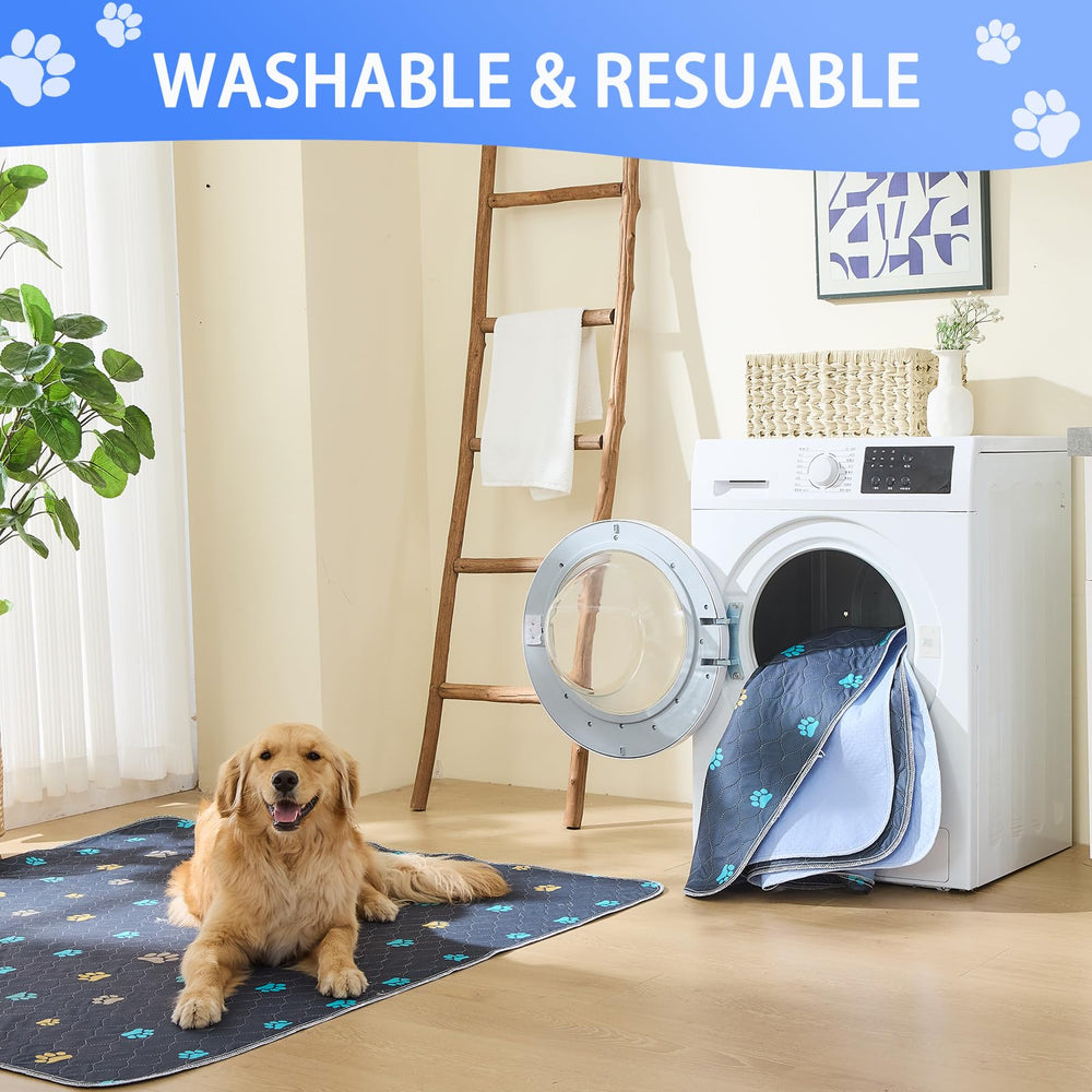 Aitmexcn tapis-pipi-chien-ensemble-deux: deux tapis fournis pour remplacement rapide.