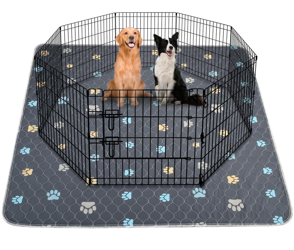 Aitmexcn Tapis-pipi lavable 48x48, absorption efficace et protection du sol.